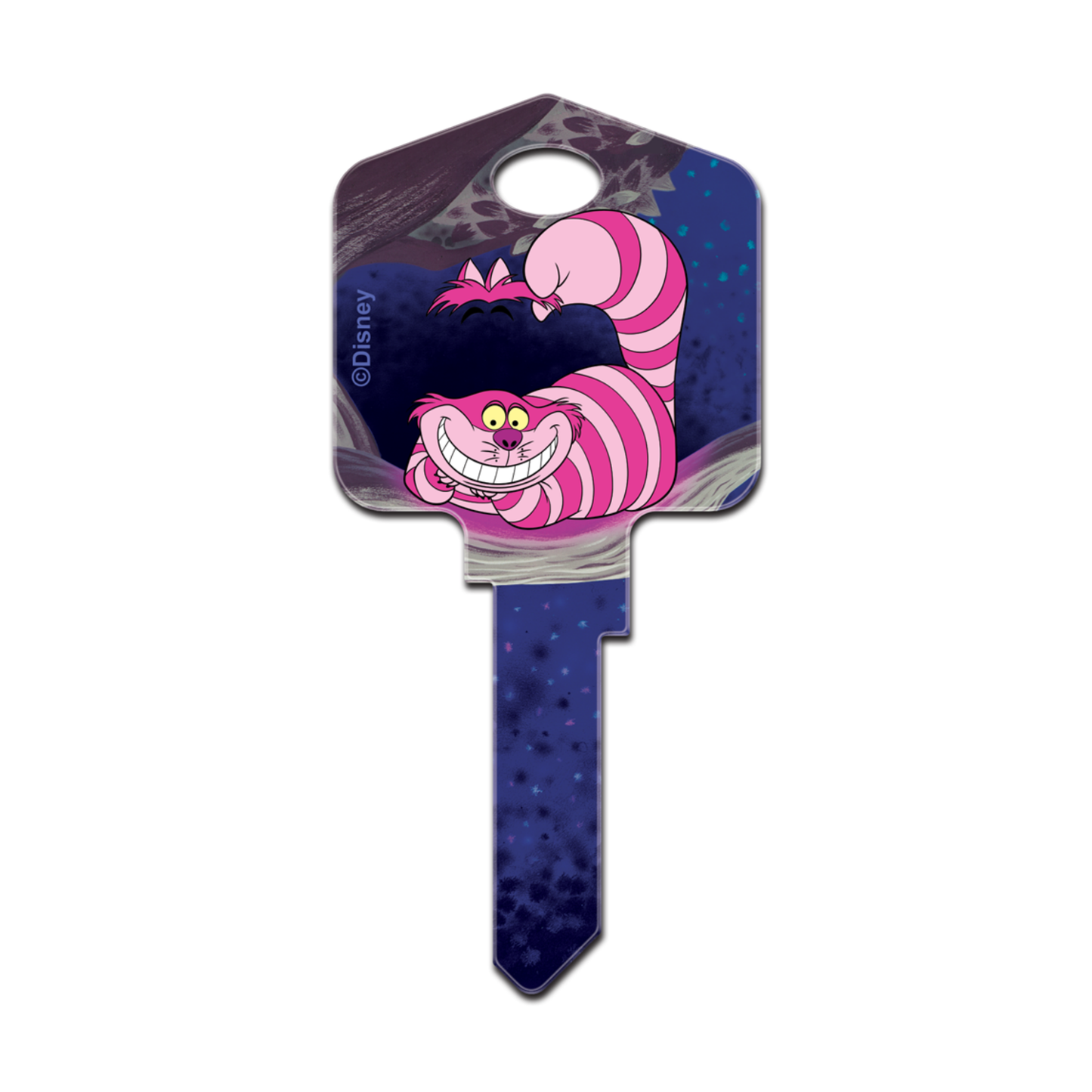 Disney's Alice in Wonderland and Cheshire Cat house key blank